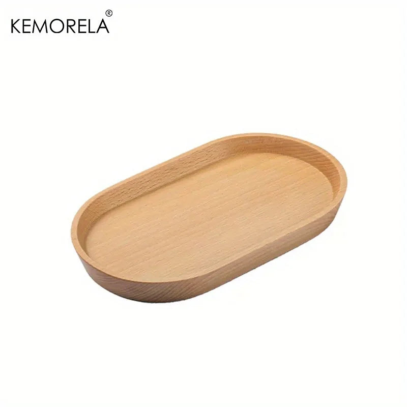 ovale houten tray