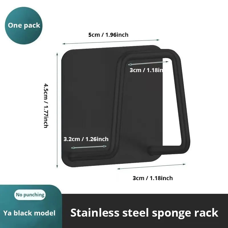 stainless steel sponsje houder