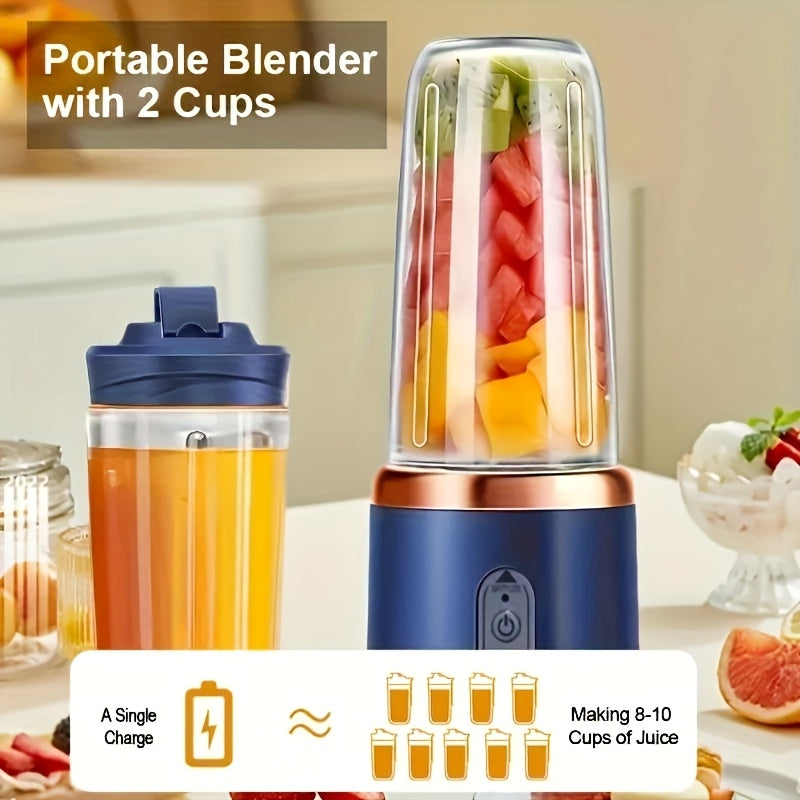 Portable 2-in-1 Blender and Juicer