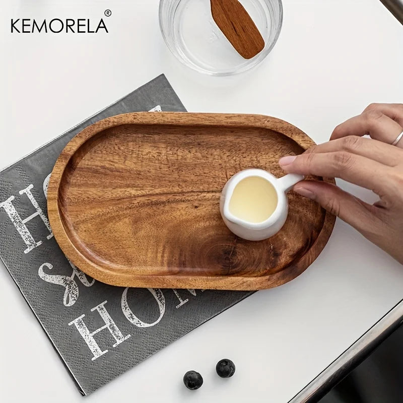 ovale houten tray