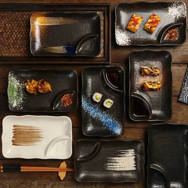 Japanse stijl dumpling bord