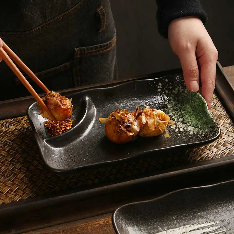 Japanse stijl dumpling bord