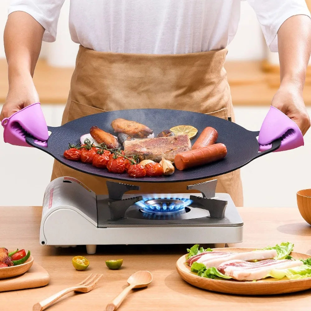 koreaanse bbq grill pan