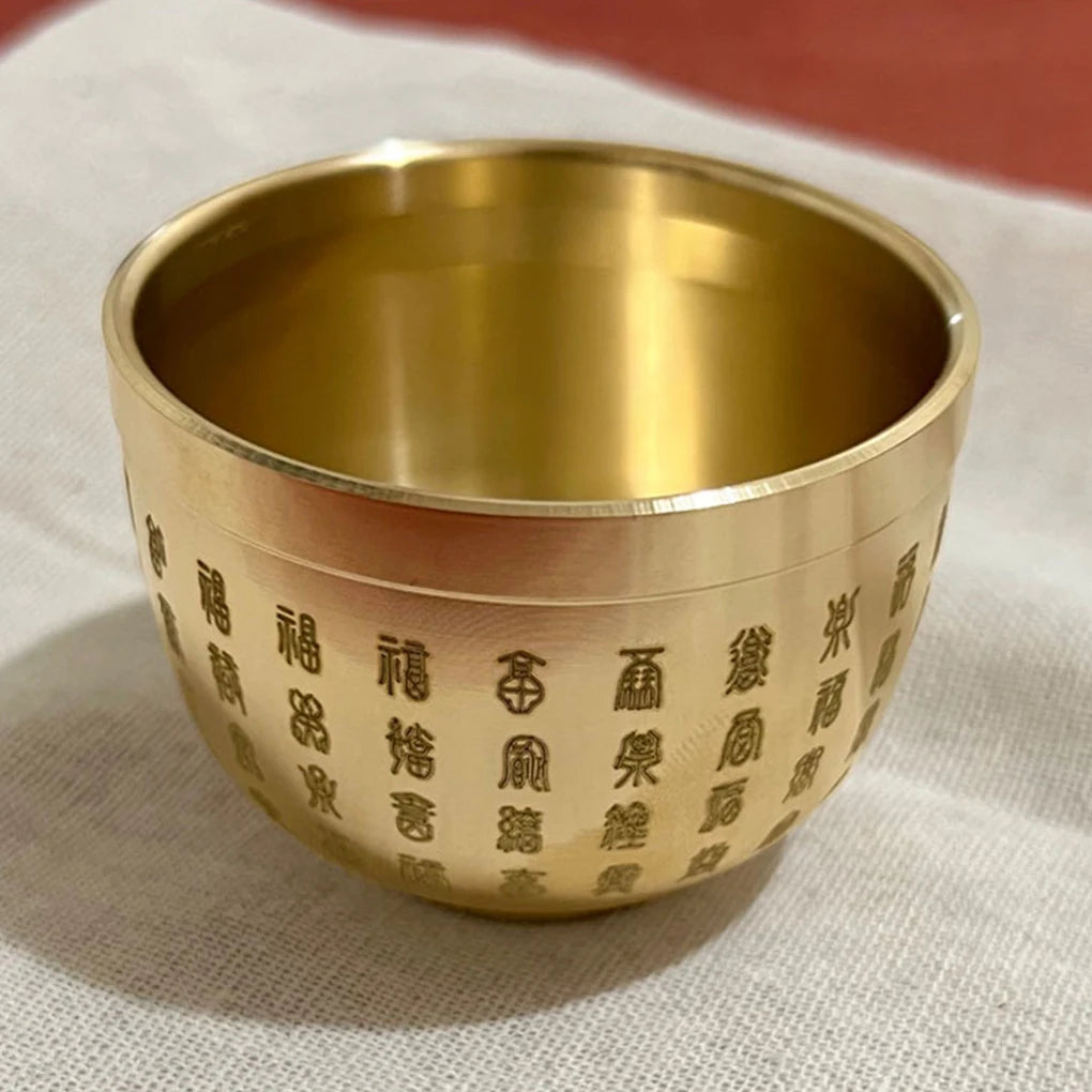 Gold Feng Shui 100 blessing kommetje klein