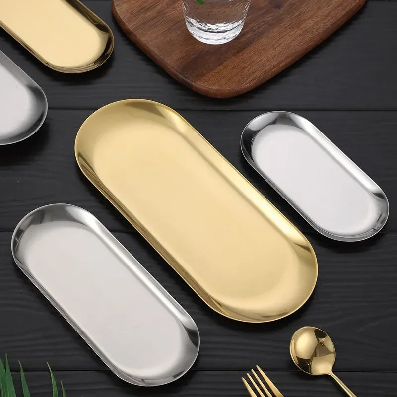 Stainless Steel Gouden tray
