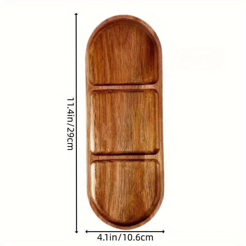 houten snack tray