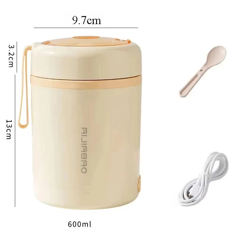 600ML USB Electric Heating Lunch Box