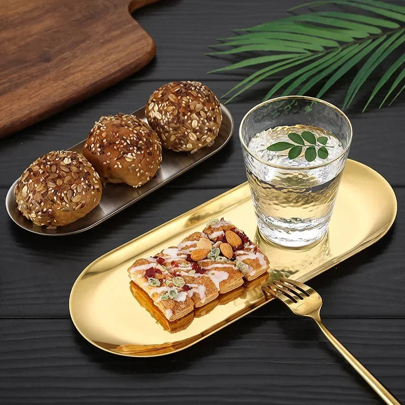 Stainless Steel Gouden tray