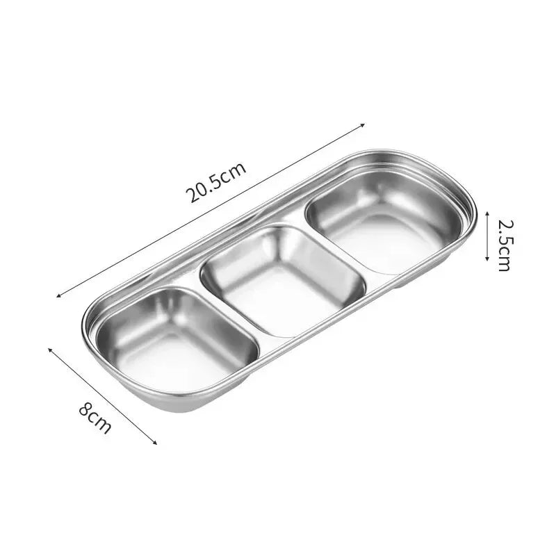 Stainless steel dip tray