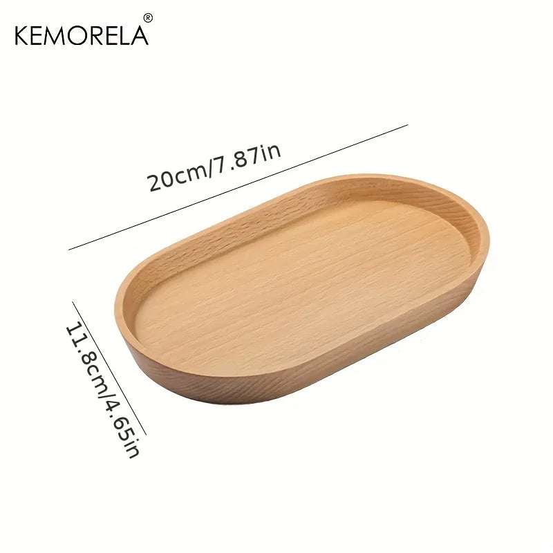 ovale houten tray