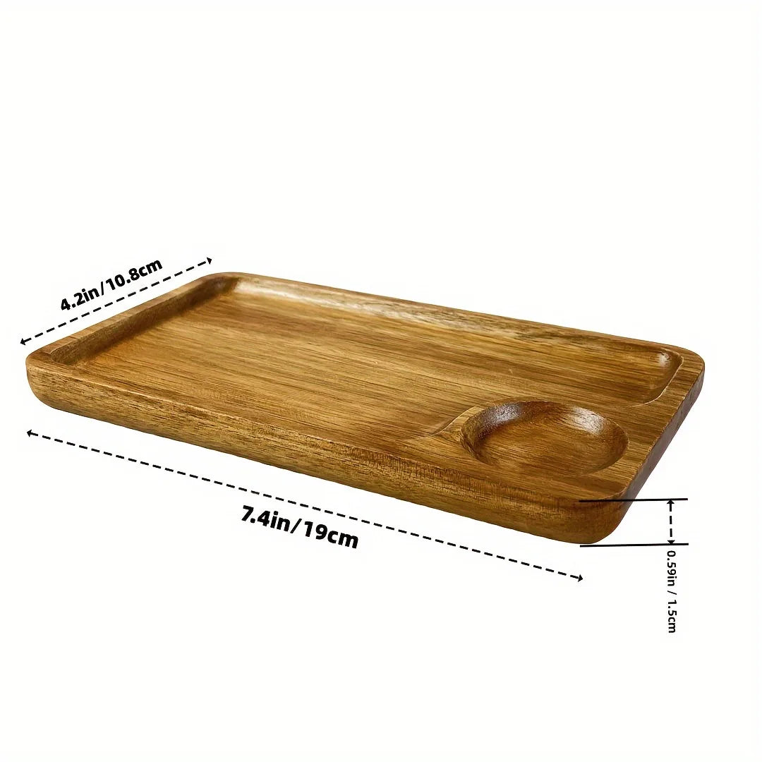 houten snack tray