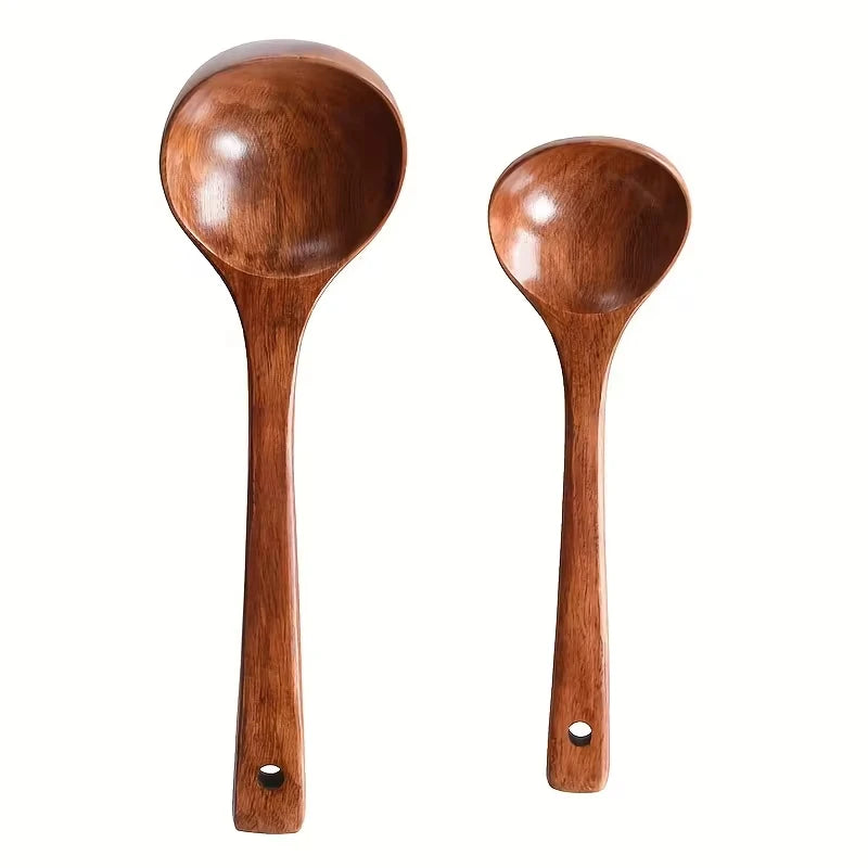houten soep opscheplepel