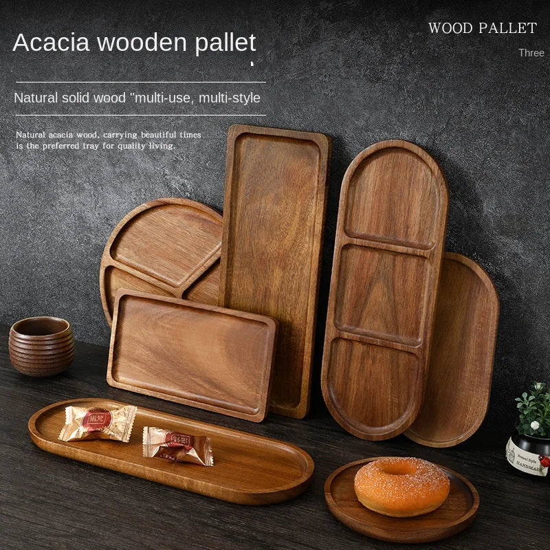 houten snack tray