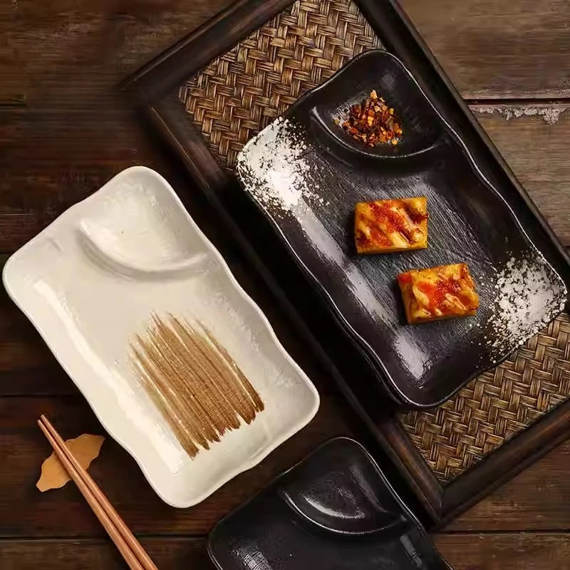 Japanse stijl dumpling bord