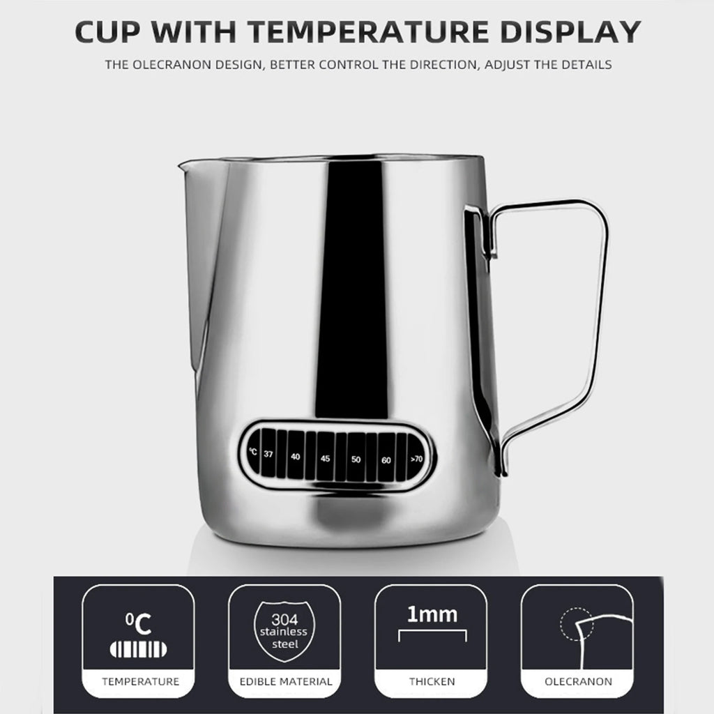 melk kannetje met thermometer