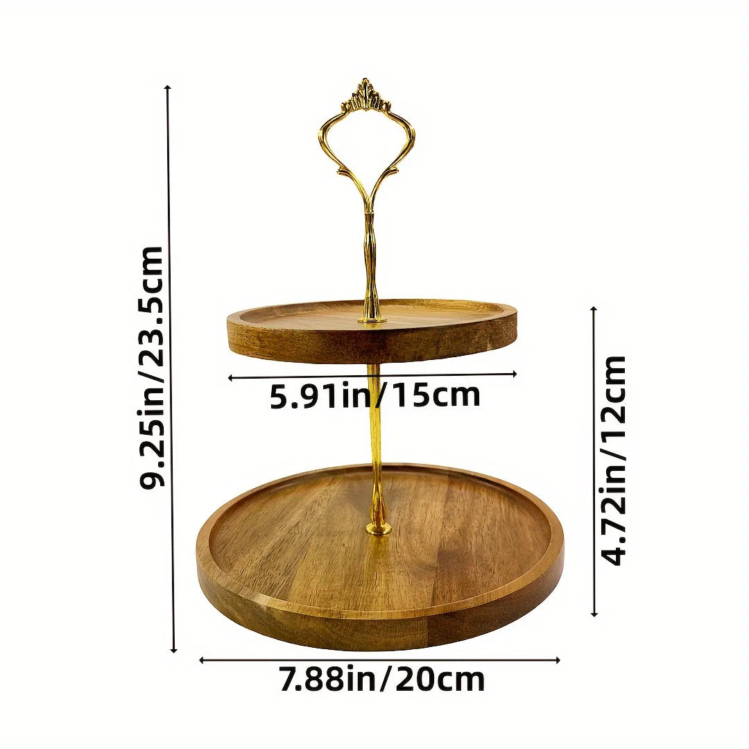 houten snack tray
