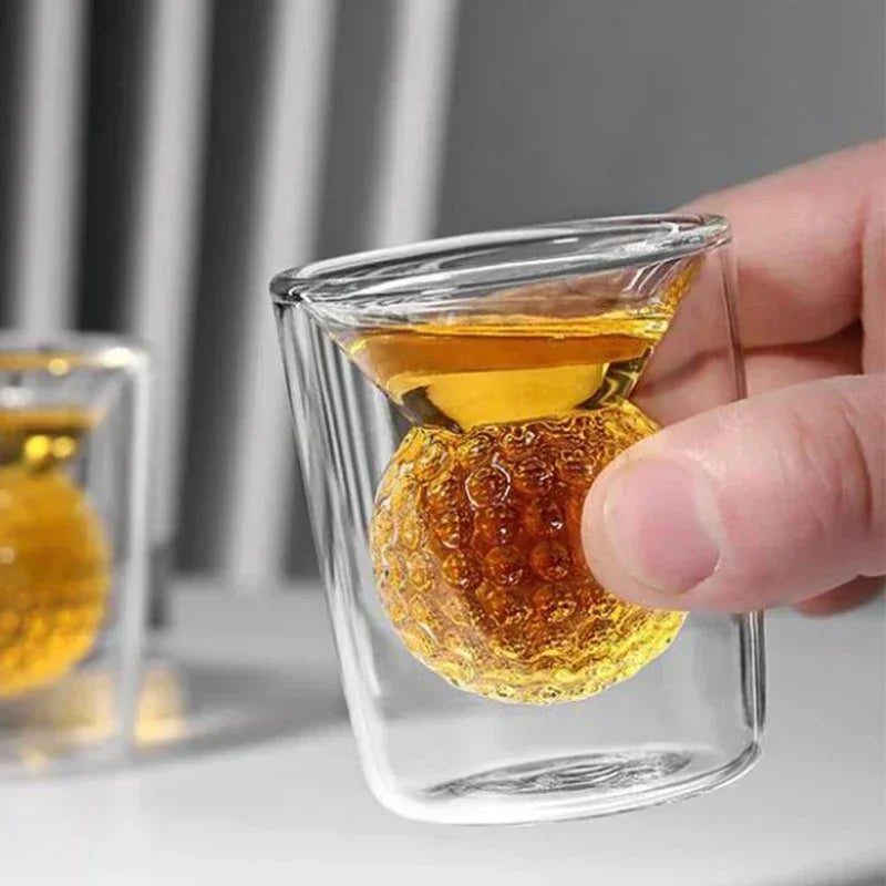 golfball shot glazen