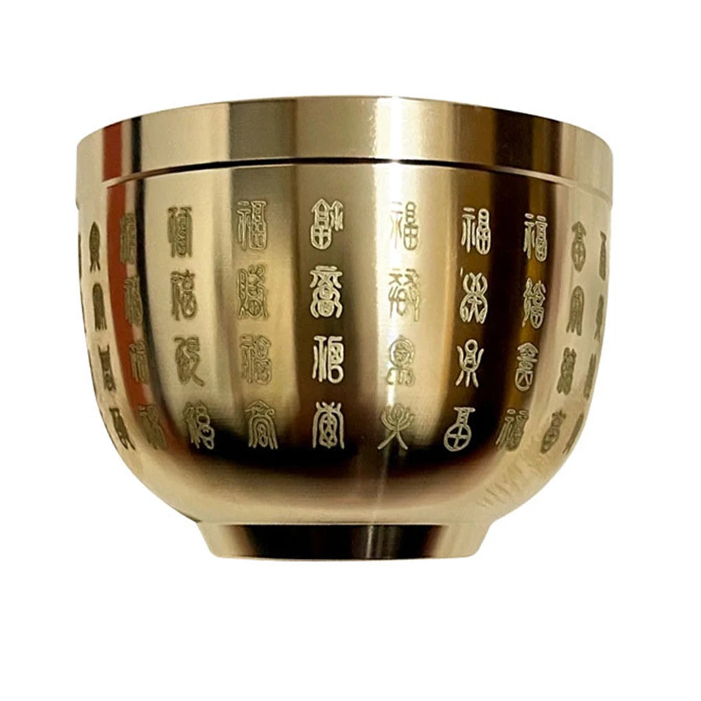 Gold Feng Shui 100 blessing kommetje klein