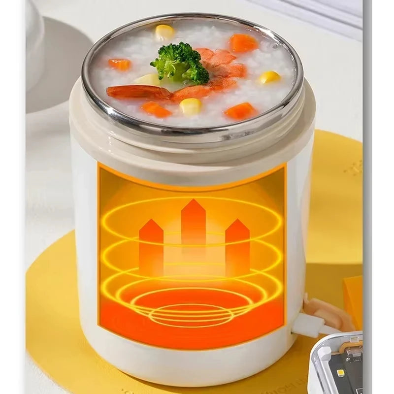 600ML USB Electric Heating Lunch Box