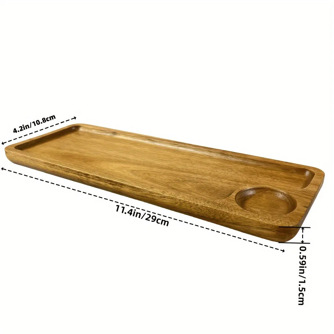 houten snack tray