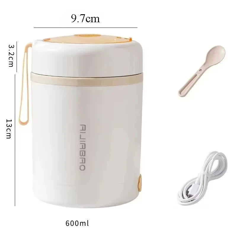 600ML USB Electric Heating Lunch Box