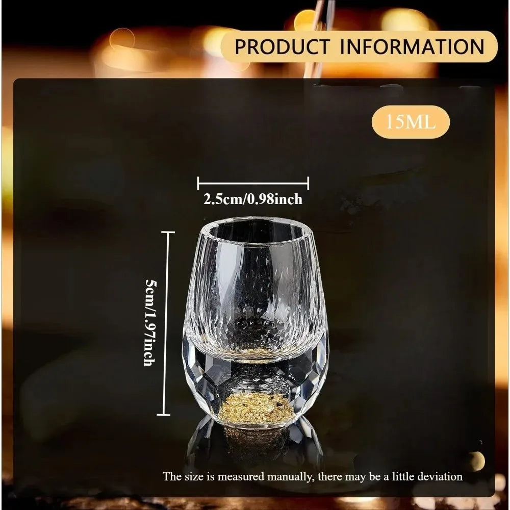 15ML gouden shot glaasje