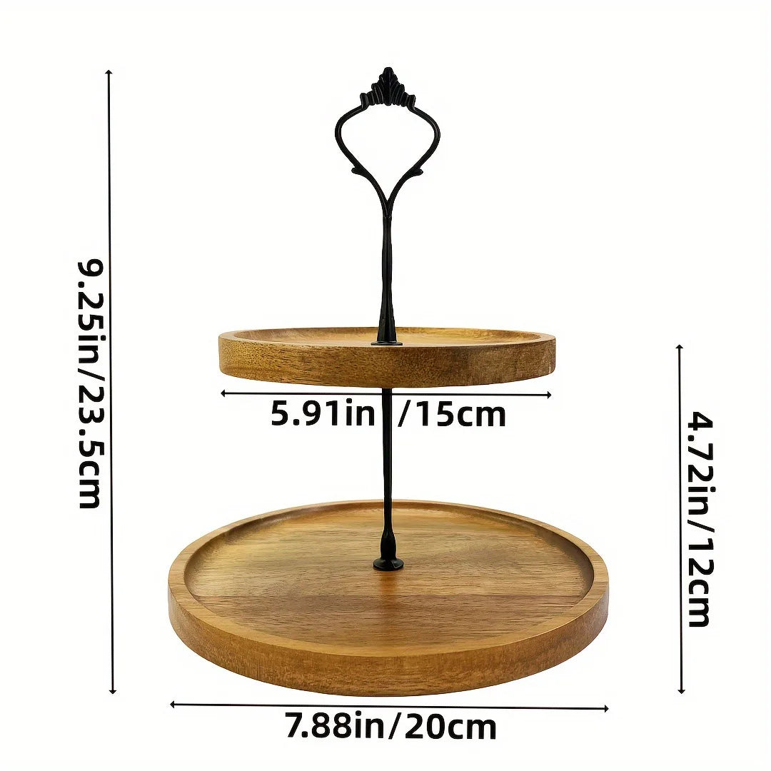 houten snack tray