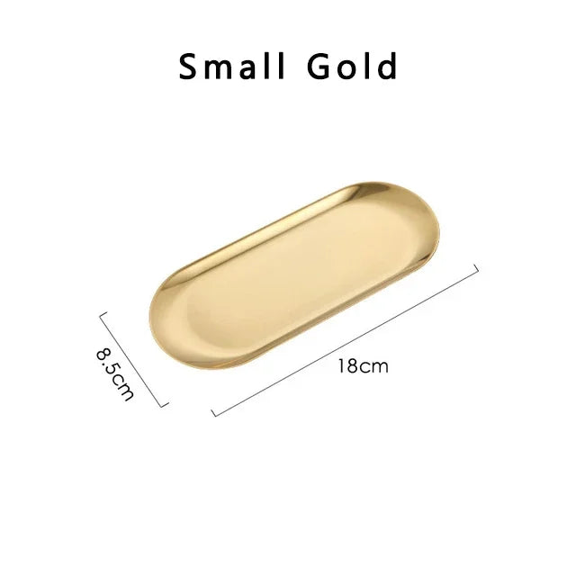 Stainless Steel Gouden tray