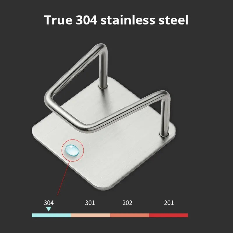 stainless steel sponsje houder