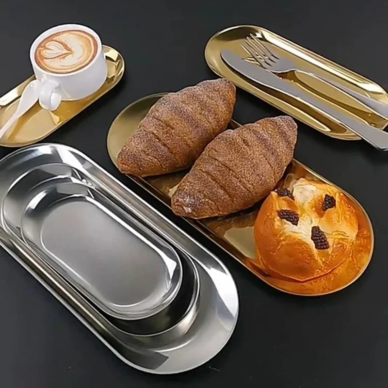 Stainless Steel Gouden tray