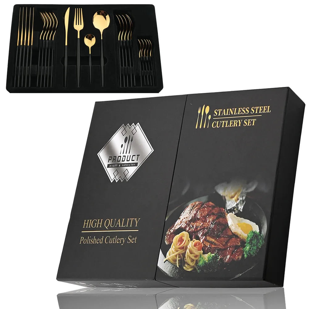 24 stuks luxe bestek set dia