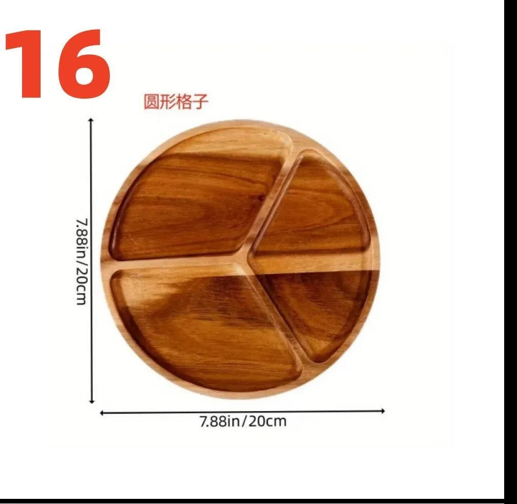 houten snack tray