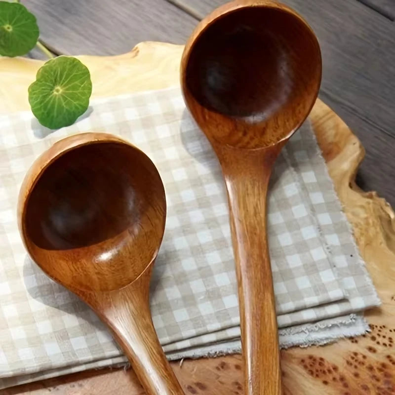houten soep opscheplepel