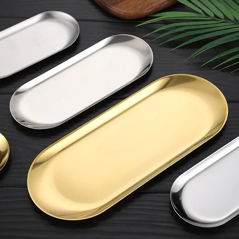 Stainless Steel Gouden tray
