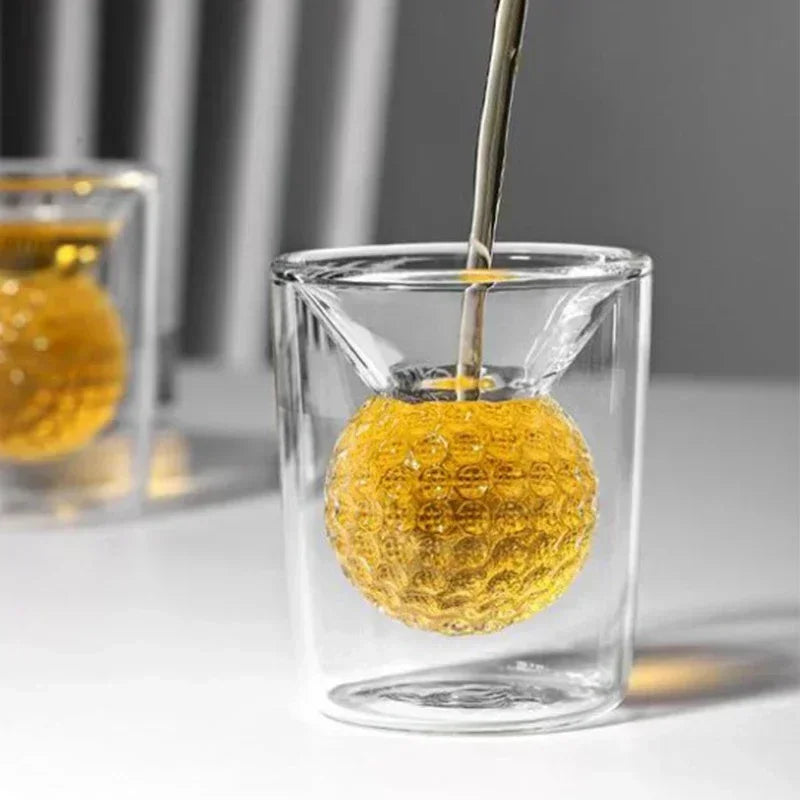 golfball shot glazen