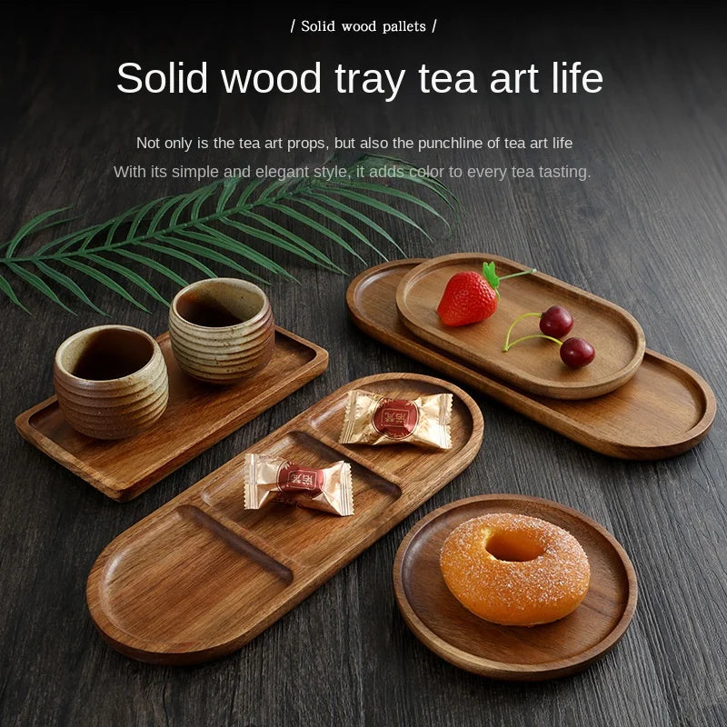 houten snack tray