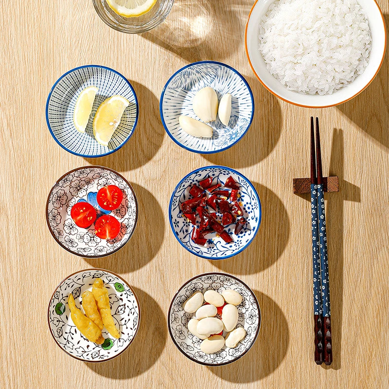 6 stuks japanse saus of serveer schaaltjes