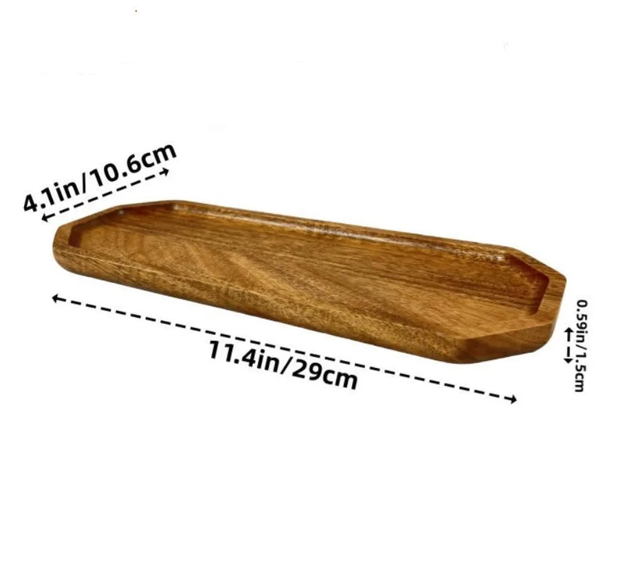 houten snack tray