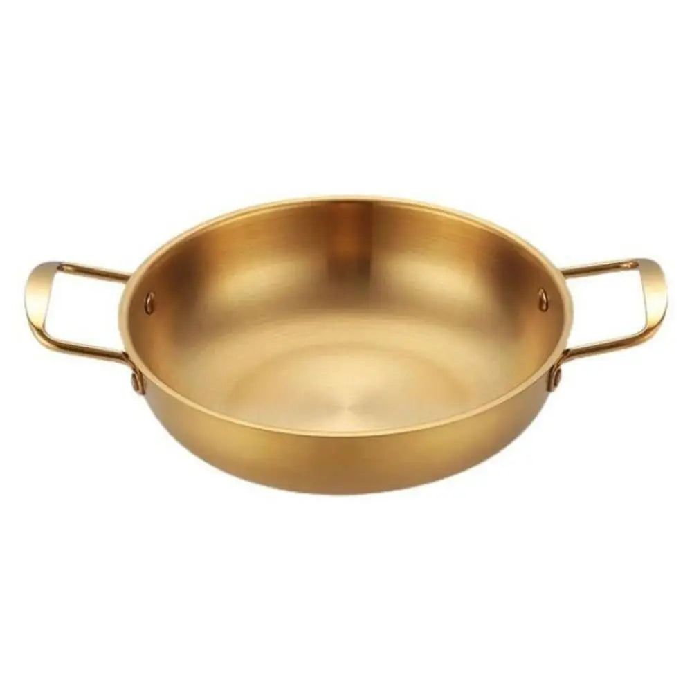 stainless steel gouden of zilveren pan