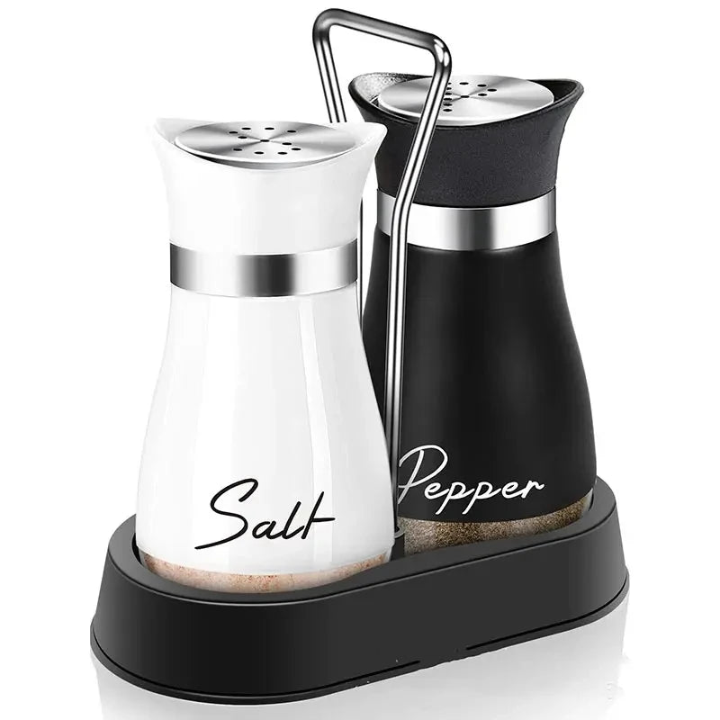 glazen zout en peper setje