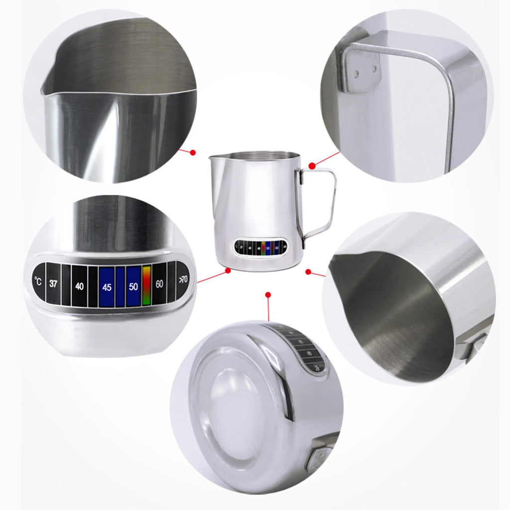 melk kannetje met thermometer
