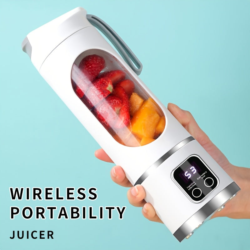 Portable 15.22 oz USB Rechargeable Blender & Juicer