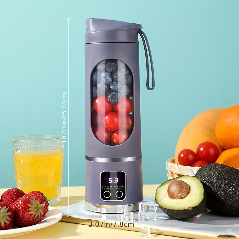 Portable 15.22 oz USB Rechargeable Blender & Juicer