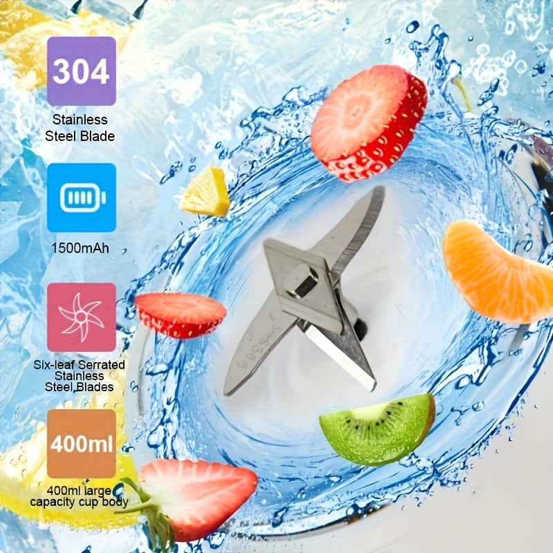 Portable 2-in-1 Blender and Juicer