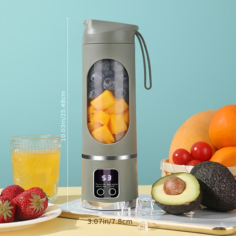 Portable 15.22 oz USB Rechargeable Blender & Juicer